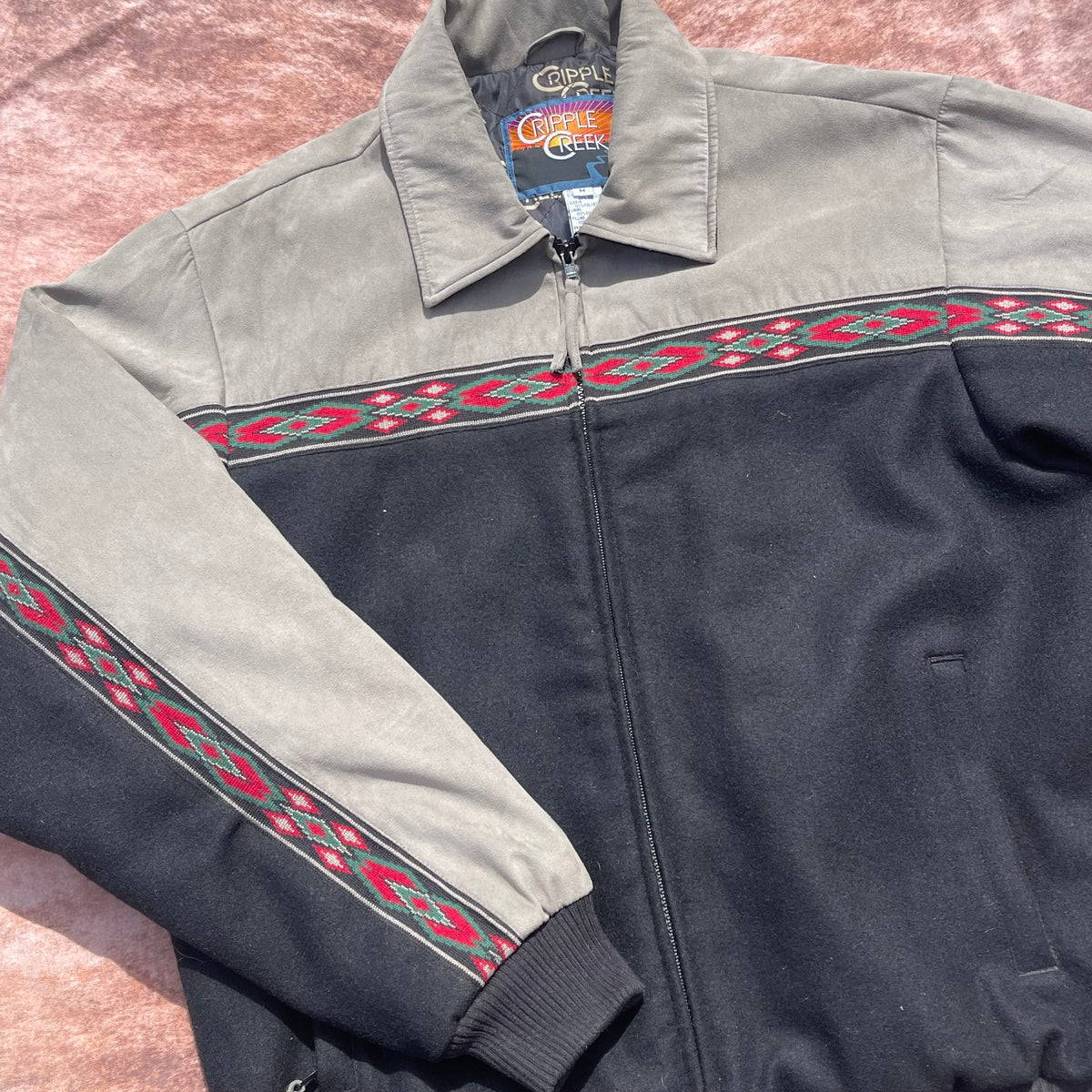 Cripple Creek Jacket - Looser Fitting Medium (Wool & Suede Outside)