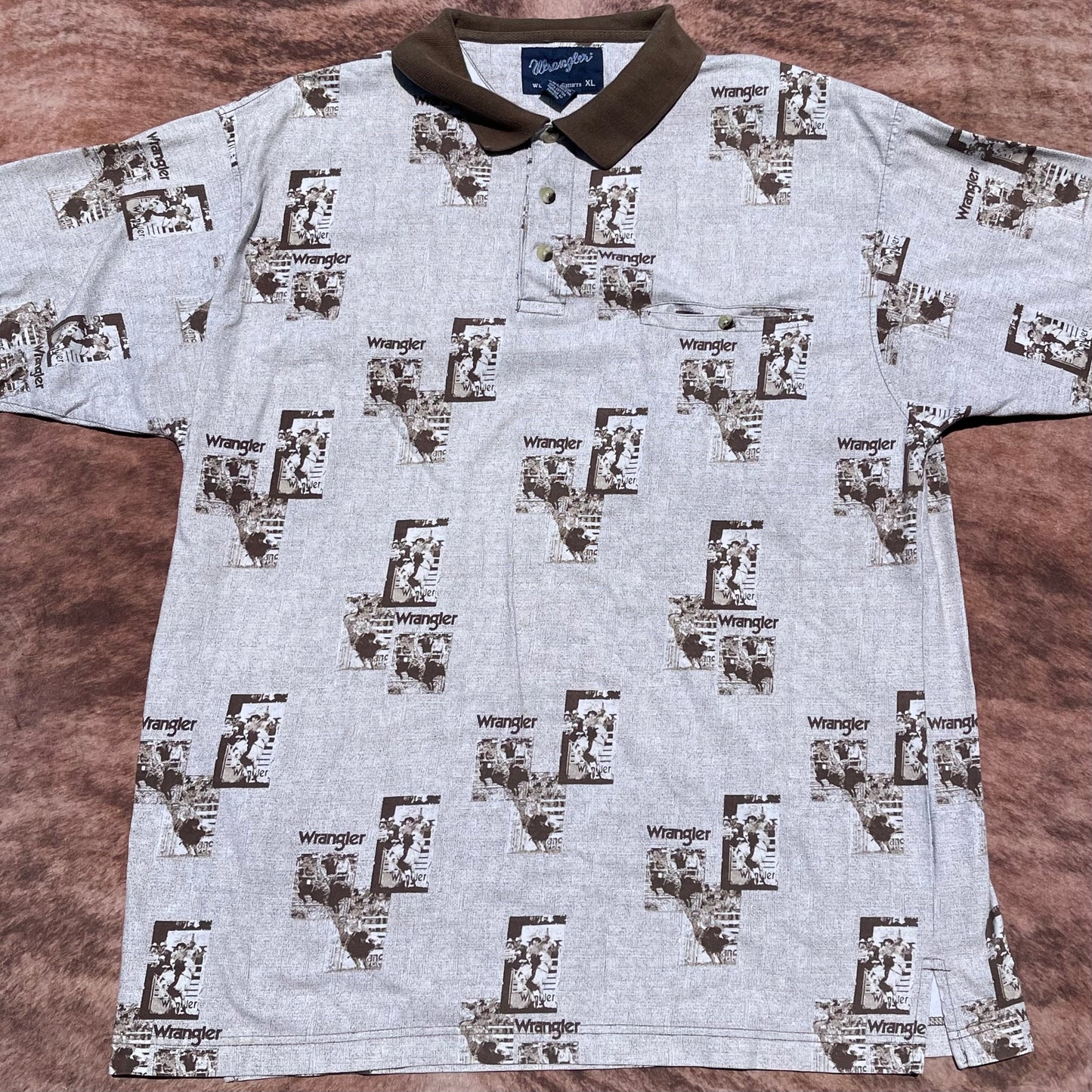 Wrangler Polo Shirt - XL (Short Sleeve)