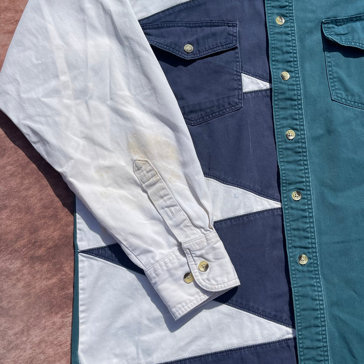 Wrangler Button Up - Looser Fitting Medium (See All Photos)
