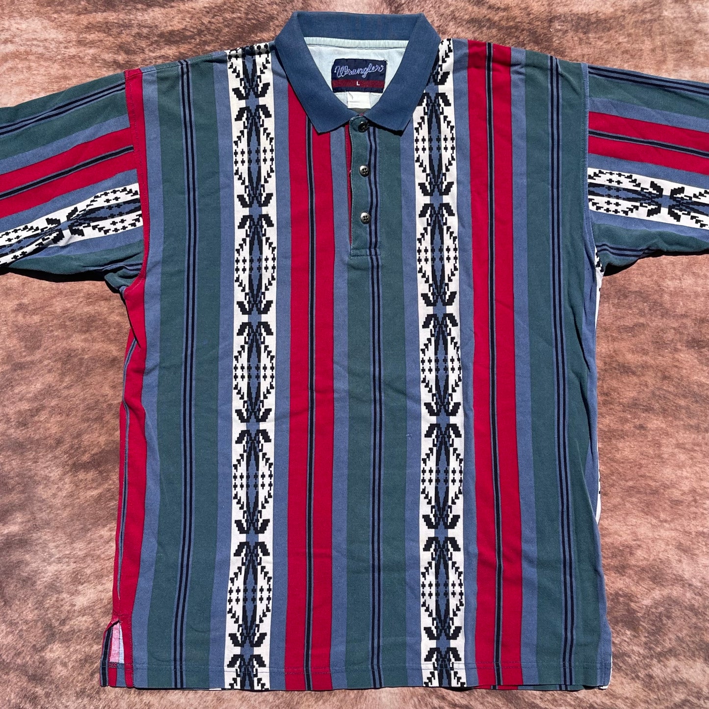 Wrangler Polo Shirt - Large (Short Sleeve)