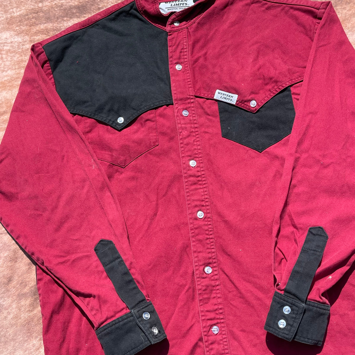 Western Limits Button Up - Large (Short Sleeve)