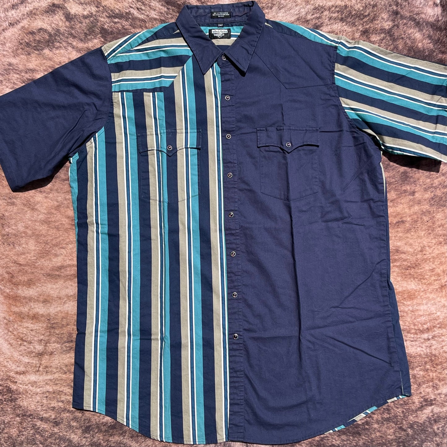 Youngbloods Pearl Snap - Tighter Fitting XXL TALL (Short Sleeve)