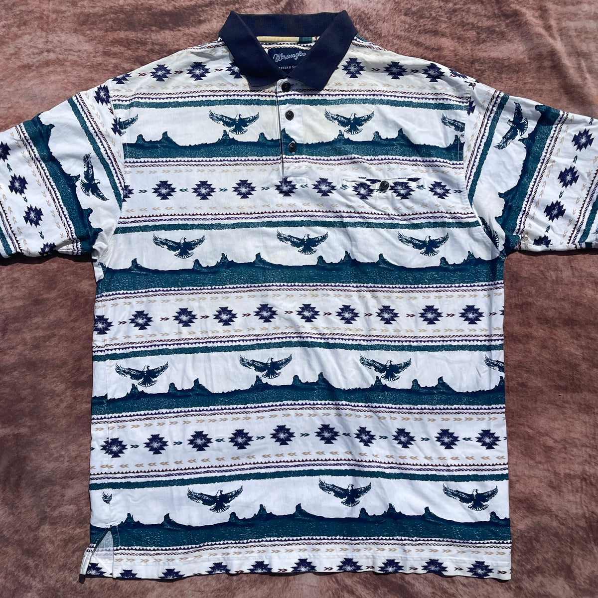 Wrangler Polo Shirt - Large (Short Sleeve)