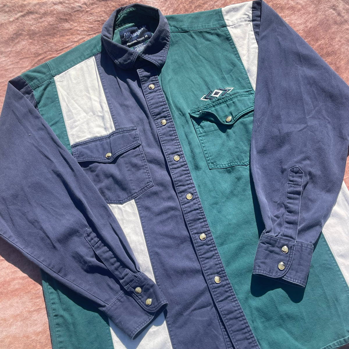 Wrangler Button Up - Looser Fitting Medium