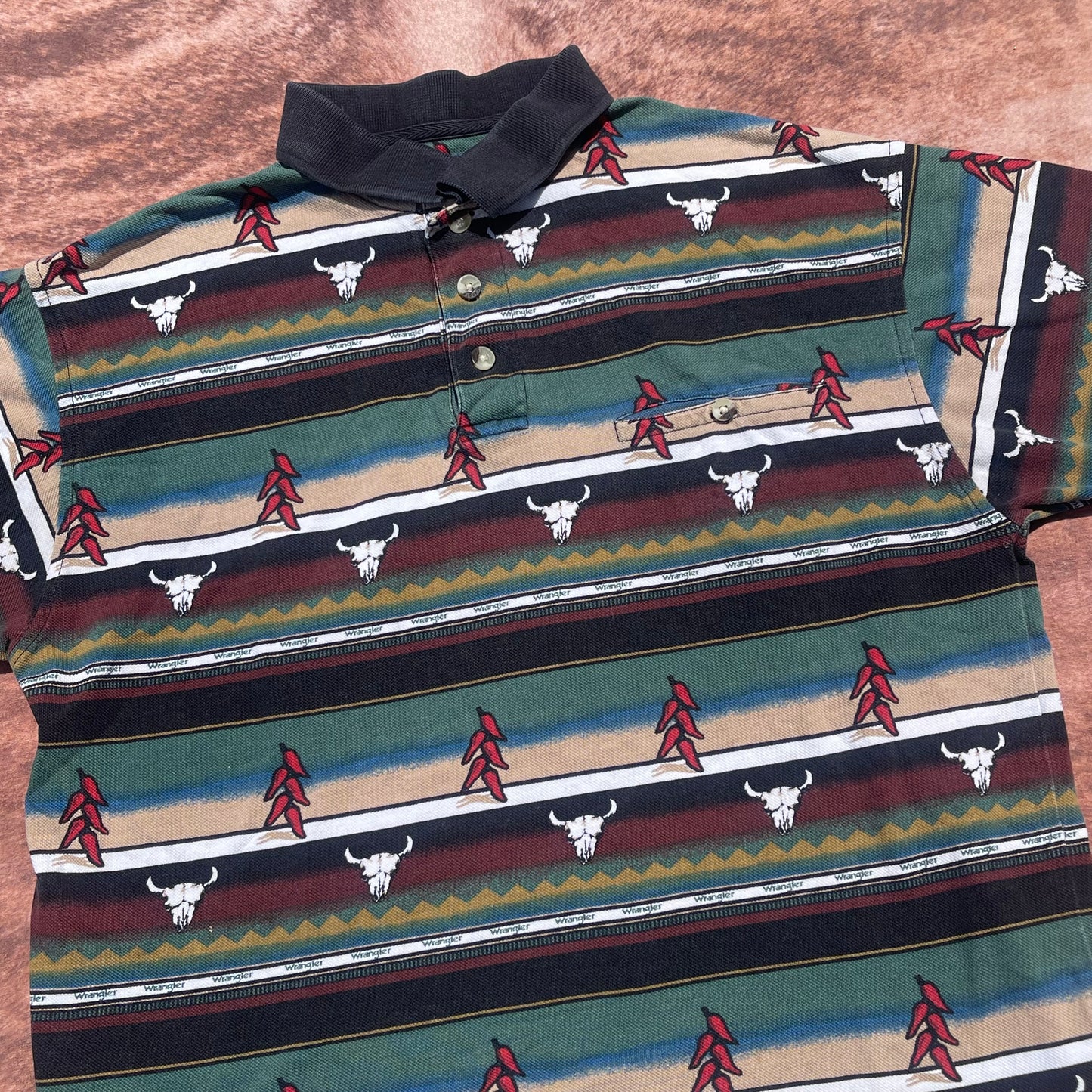 Wrangler Polo Shirt - Small (Short Sleeve)